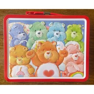 Aquarius Care Bears Box Tin Lunch Box – Sturdy Metal Storage Case EUC
